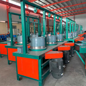 Pulley type wire drawing machine