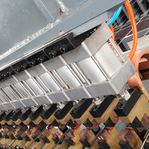 Wire mesh welding machine finished